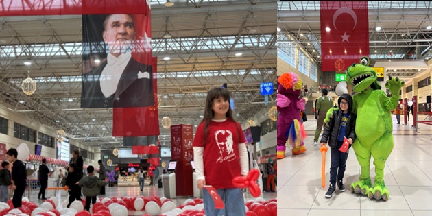 Antalya Havalimanı’nda 23 Nisan’da Çocuklara Özel Karşılama